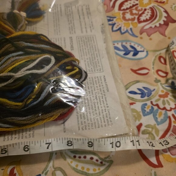 VTG Sunset Stichery Safe Harbor Sailing Scene Needlepoint Embroidery Kit New - Picture 12 of 13